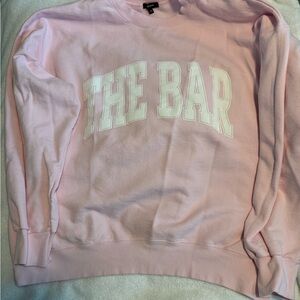 The Bar Light Pink Crewneck